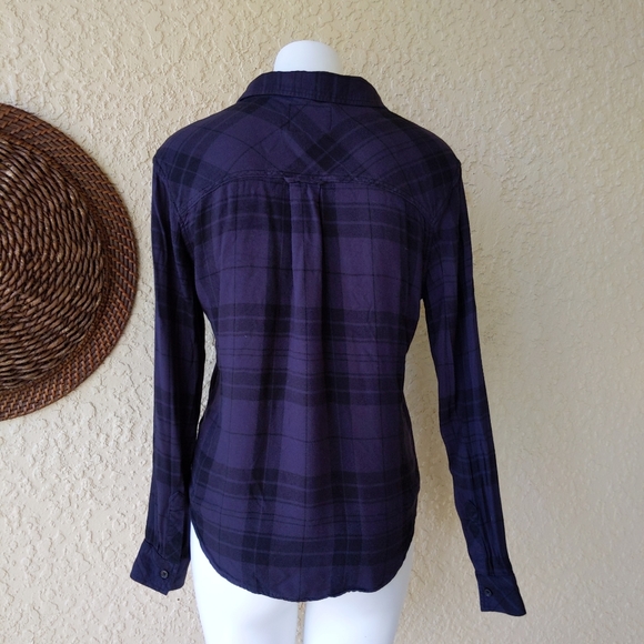 Rails plaid button down shirt military - Picture 4 of 5